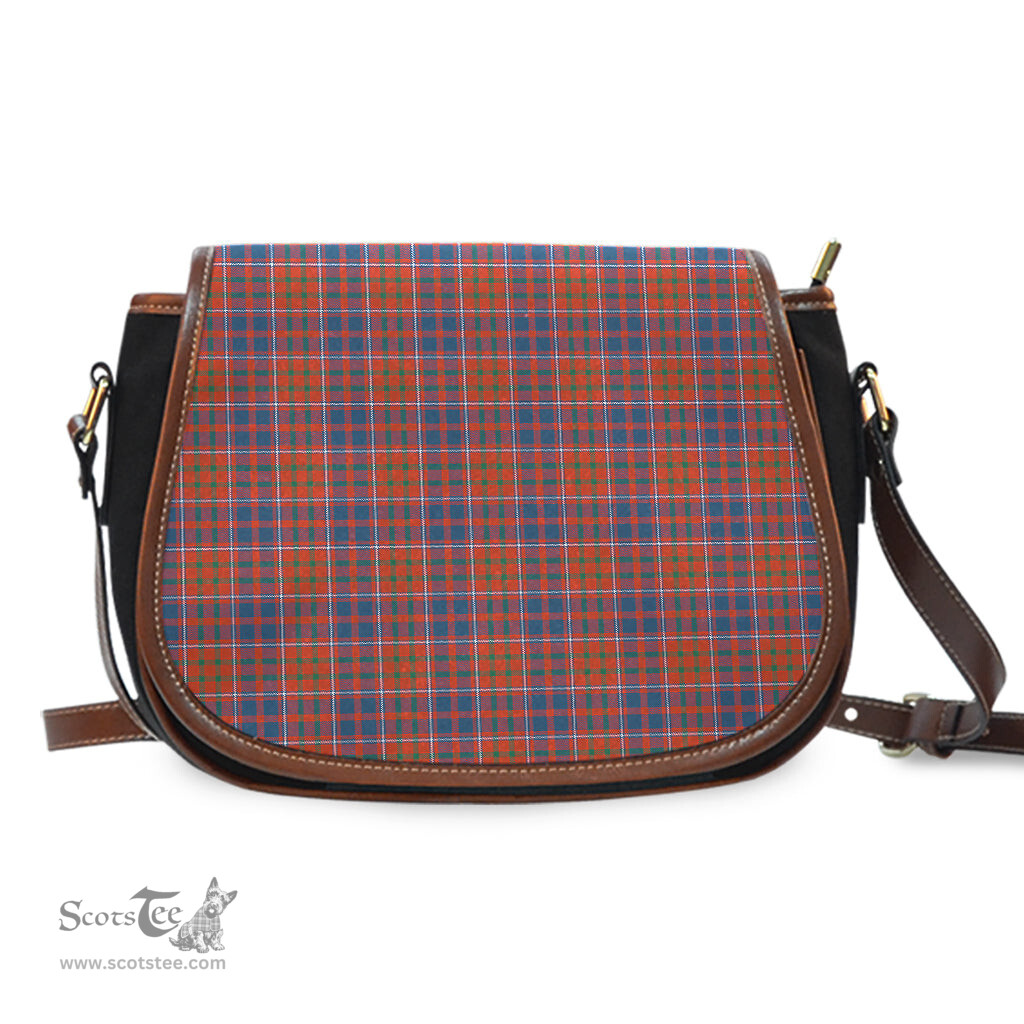 Scottish Cameron of Lochiel Ancient Tartan Saddle Crossbody Bag Scottish Plaid Tartan Plaid - ScotsTee - scotstee.com