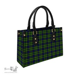 Scottish Campbell of Breadalbane Modern Tartan Leather Bag for Women Scottish Plaid Tartan Plaid - ScotsTee - scotstee.com