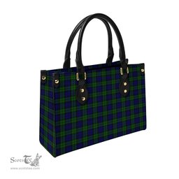 Scottish Campbell Modern Tartan Leather Bag for Women Scottish Plaid Tartan Plaid - ScotsTee - scotstee.com