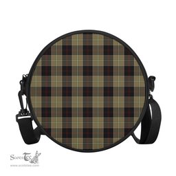 Scottish Dunlop Hunting Tartan Round Crossbody Bags - Round Purse Scottish Plaid Tartan Plaid - ScotsTee - scotstee.com