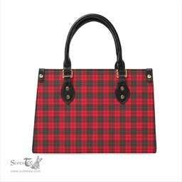 Scottish Drummond Modern Tartan Leather Bag for Women Scottish Plaid Tartan Plaid - ScotsTee - scotstee.com