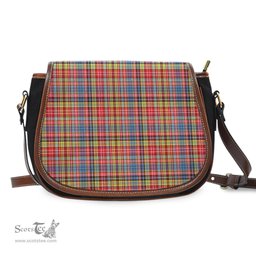 Scottish Drummond of Strathallan Modern Tartan Saddle Crossbody Bag Scottish Plaid Tartan Plaid - ScotsTee - scotstee.com