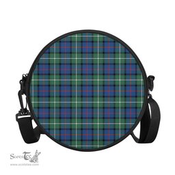 Scottish Davidson of Tulloch Tartan Round Crossbody Bags - Round Purse Scottish Plaid Tartan Plaid - ScotsTee - scotstee.com