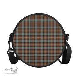 Scottish Ferguson Weathered Tartan Round Crossbody Bags - Round Purse Scottish Plaid Tartan Plaid - ScotsTee - scotstee.com