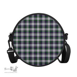 Scottish Campbell of Cawdor Dress Tartan Round Crossbody Bags - Round Purse Scottish Plaid Tartan Plaid - ScotsTee - scotstee.com