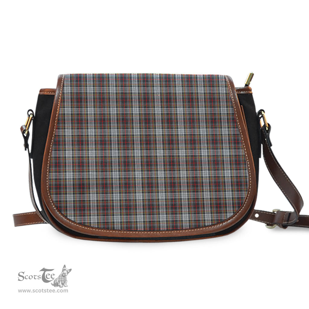Scottish Douglas Ancient Dress Tartan Saddle Crossbody Bag Scottish Plaid Tartan Plaid - ScotsTee - scotstee.com
