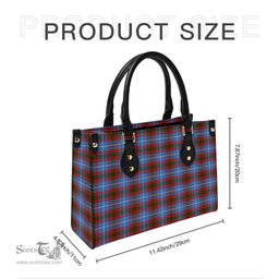 Scottish Dalmahoy Tartan Leather Bag for Women Scottish Plaid Tartan Plaid - ScotsTee - scotstee.com