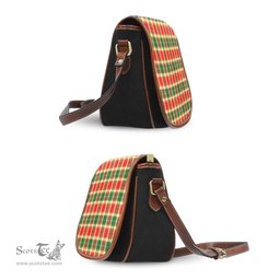 Scottish Gibsone (Gibson-Gibbs) Tartan Saddle Crossbody Bag Scottish Plaid Tartan Plaid - ScotsTee - scotstee.com