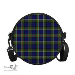 Scottish Colquhoun Modern Tartan Round Crossbody Bags - Round Purse Scottish Plaid Tartan Plaid - ScotsTee - scotstee.com