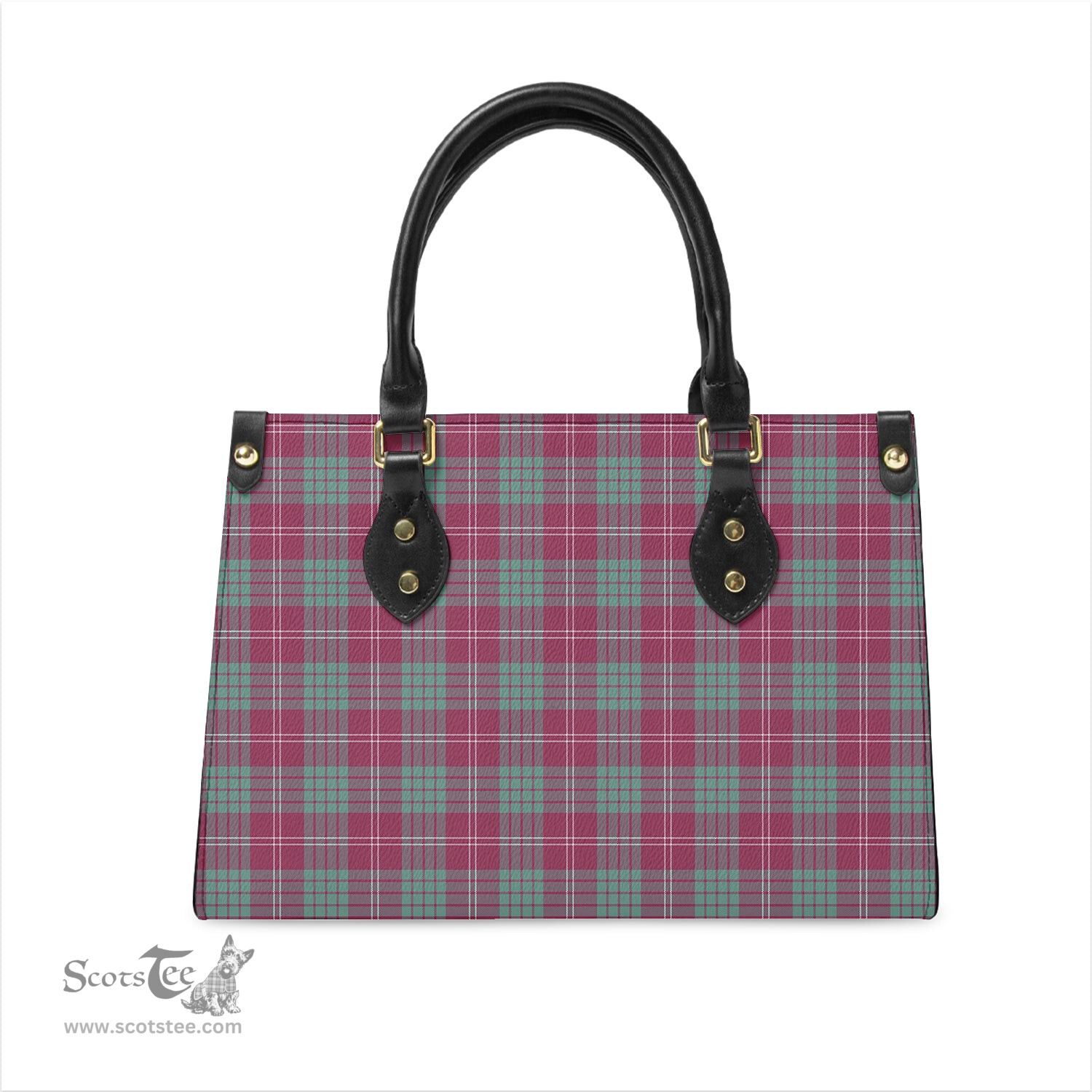 Scottish Crawford Ancient Tartan Leather Bag for Women Scottish Plaid Tartan Plaid - ScotsTee - scotstee.com
