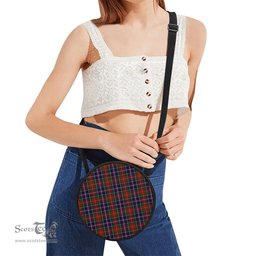 Scottish Crozier Tartan Round Crossbody Bags - Round Purse Scottish Plaid Tartan Plaid - ScotsTee - scotstee.com