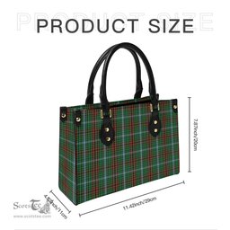 Scottish Gayre Tartan Leather Bag for Women Scottish Plaid Tartan Plaid - ScotsTee - scotstee.com