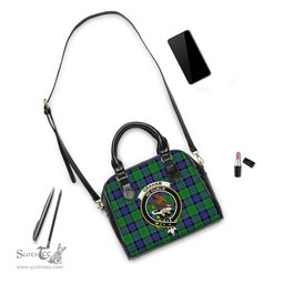 Scottish Graham of Menteith Modern Tartan Shoulder Handbags with Family Crest Scottish Plaid Tartan Plaid - ScotsTee - scotstee.com