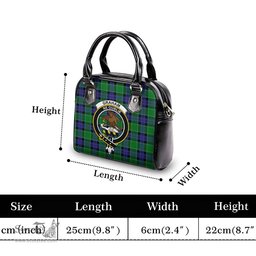 Scottish Graham of Menteith Modern Tartan Shoulder Handbags with Family Crest Scottish Plaid Tartan Plaid - ScotsTee - scotstee.com