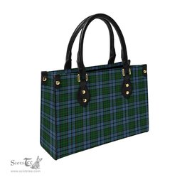 Scottish Forsyth Tartan Leather Bag for Women Scottish Plaid Tartan Plaid - ScotsTee - scotstee.com