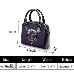 Scottish Elliot Tartan Shoulder Handbags with Family Crest Scottish Plaid Tartan Plaid - ScotsTee - scotstee.com