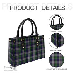 Scottish Colquhoun Dress Tartan Leather Bag for Women Scottish Plaid Tartan Plaid - ScotsTee - scotstee.com