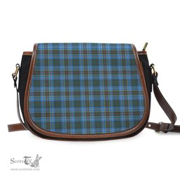 Scottish Cockburn Modern Tartan Saddle Crossbody Bag Scottish Plaid Tartan Plaid - ScotsTee - scotstee.com
