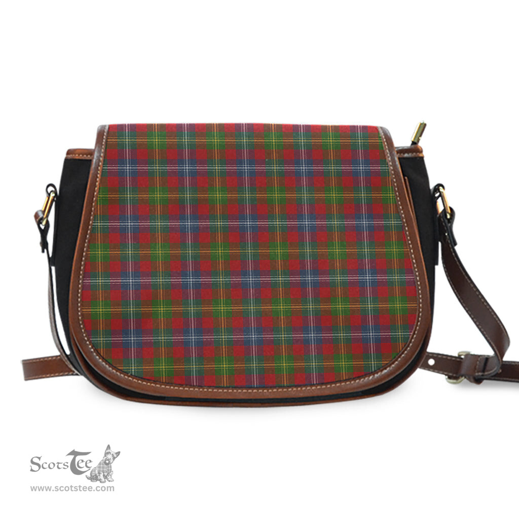 Scottish Forrester or Foster Tartan Saddle Crossbody Bag Scottish Plaid Tartan Plaid - ScotsTee - scotstee.com