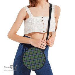 Scottish Cochrane Ancient Tartan Round Crossbody Bags - Round Purse Scottish Plaid Tartan Plaid - ScotsTee - scotstee.com
