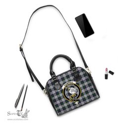 Scottish Campbell of Cawdor Dress Tartan Shoulder Handbags with Family Crest Scottish Plaid Tartan Plaid - ScotsTee - scotstee.com