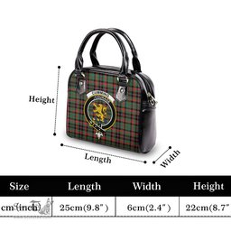 Scottish Cumming Hunting Ancient Tartan Shoulder Handbags with Family Crest Scottish Plaid Tartan Plaid - ScotsTee - scotstee.com
