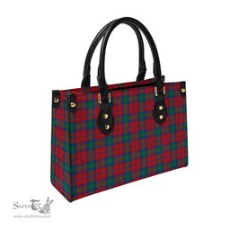 Scottish Fotheringham Modern Tartan Leather Bag for Women Scottish Plaid Tartan Plaid - ScotsTee - scotstee.com