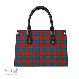 Scottish Fotheringham Modern Tartan Leather Bag for Women Scottish Plaid Tartan Plaid - ScotsTee - scotstee.com
