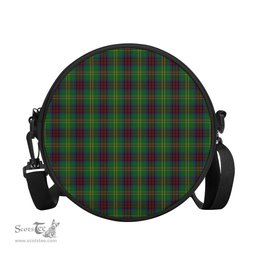 Scottish Connolly Hunting Tartan Round Crossbody Bags - Round Purse Scottish Plaid Tartan Plaid - ScotsTee - scotstee.com