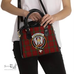 Scottish Carruthers Tartan Shoulder Handbags with Family Crest Scottish Plaid Tartan Plaid - ScotsTee - scotstee.com