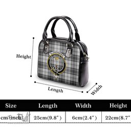 Scottish Glendinning Tartan Shoulder Handbags with Family Crest Scottish Plaid Tartan Plaid - ScotsTee - scotstee.com