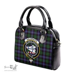 Scottish Galbraith Modern Tartan Shoulder Handbags with Family Crest Scottish Plaid Tartan Plaid - ScotsTee - scotstee.com