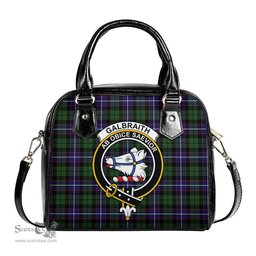 Scottish Galbraith Modern Tartan Shoulder Handbags with Family Crest Scottish Plaid Tartan Plaid - ScotsTee - scotstee.com
