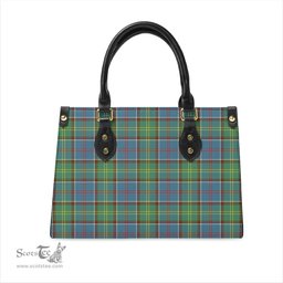 Scottish Colville Tartan Leather Bag for Women Scottish Plaid Tartan Plaid - ScotsTee - scotstee.com