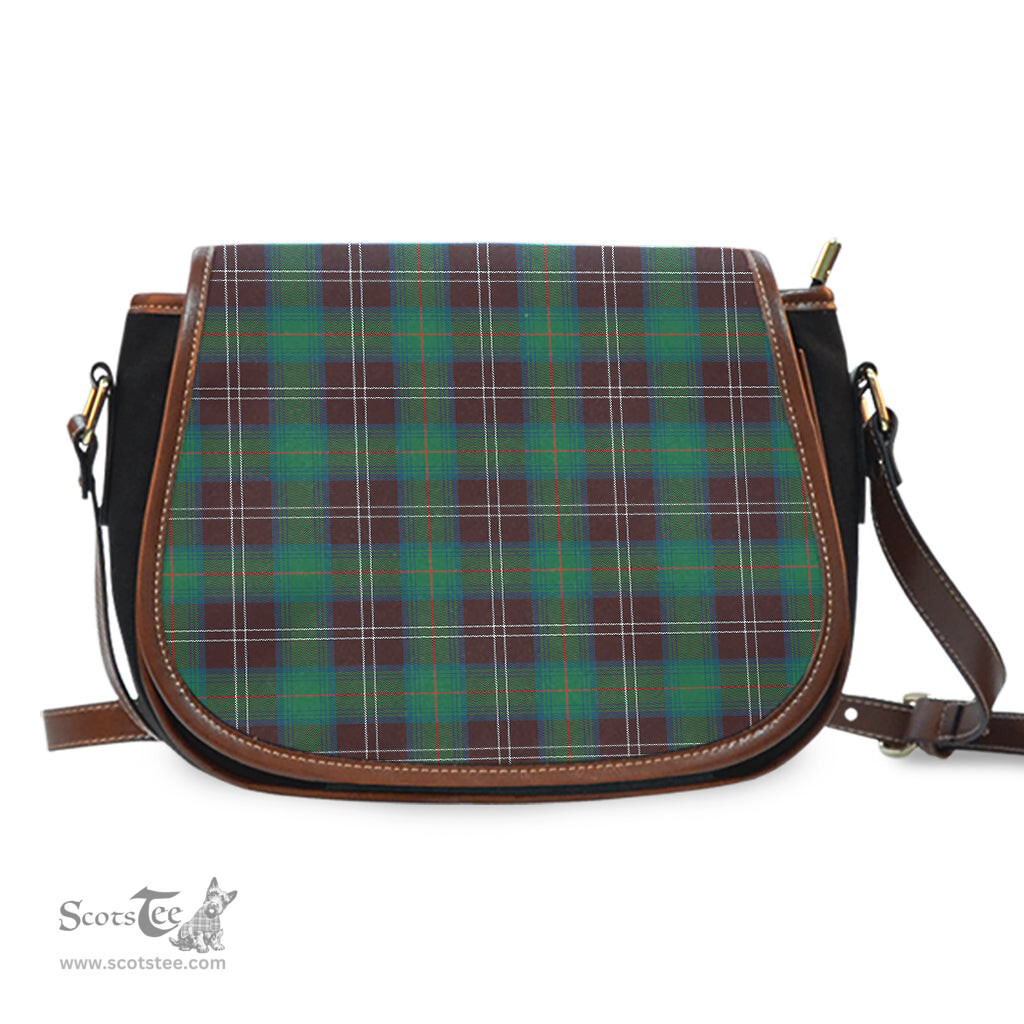 Scottish Chisholm Hunting Ancient Tartan Saddle Crossbody Bag Scottish Plaid Tartan Plaid - ScotsTee - scotstee.com