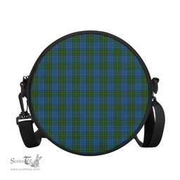 Scottish Donegal County Ireland Tartan Round Crossbody Bags - Round Purse Scottish Plaid Tartan Plaid - ScotsTee - scotstee.com