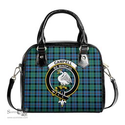 Scottish Campbell of Cawdor Ancient Tartan Shoulder Handbags with Family Crest Scottish Plaid Tartan Plaid - ScotsTee - scotstee.com