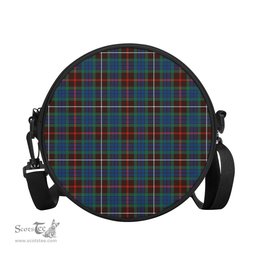 Scottish Fraser Hunting Ancient Tartan Round Crossbody Bags - Round Purse Scottish Plaid Tartan Plaid - ScotsTee - scotstee.com
