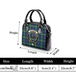 Scottish Davidson of Tulloch Tartan Shoulder Handbags with Family Crest Scottish Plaid Tartan Plaid - ScotsTee - scotstee.com