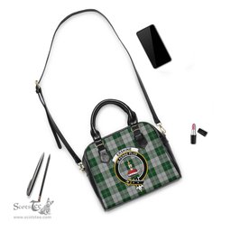Scottish Erskine Green Tartan Shoulder Handbags with Family Crest Scottish Plaid Tartan Plaid - ScotsTee - scotstee.com
