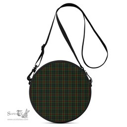 Scottish Carlow County Ireland Tartan Round Crossbody Bags - Round Purse Scottish Plaid Tartan Plaid - ScotsTee - scotstee.com