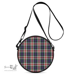 Scottish Fraser Red Dress Tartan Round Crossbody Bags - Round Purse Scottish Plaid Tartan Plaid - ScotsTee - scotstee.com