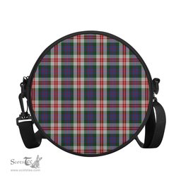 Scottish Fraser Red Dress Tartan Round Crossbody Bags - Round Purse Scottish Plaid Tartan Plaid - ScotsTee - scotstee.com