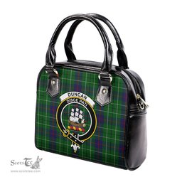 Scottish Duncan Tartan Shoulder Handbags with Family Crest Scottish Plaid Tartan Plaid - ScotsTee - scotstee.com