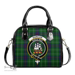 Scottish Duncan Tartan Shoulder Handbags with Family Crest Scottish Plaid Tartan Plaid - ScotsTee - scotstee.com