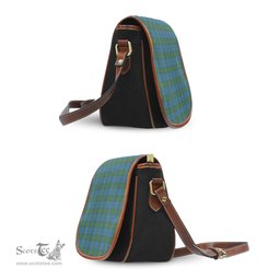 Scottish Donegal County Ireland Tartan Saddle Crossbody Bag Scottish Plaid Tartan Plaid - ScotsTee - scotstee.com