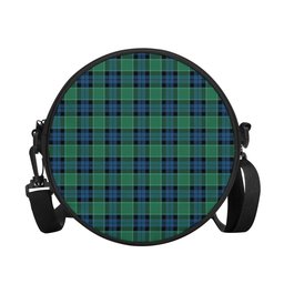 Scottish Graham of Menteith Ancient Tartan Round Crossbody Bags - Round Purse Scottish Plaid Tartan Plaid - ScotsTee - scotstee.com