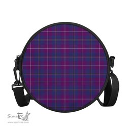 Scottish Glencoe Tartan Round Crossbody Bags - Round Purse Scottish Plaid Tartan Plaid - ScotsTee - scotstee.com