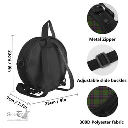 Scottish Cochrane Tartan Round Crossbody Bags - Round Purse Scottish Plaid Tartan Plaid - ScotsTee - scotstee.com