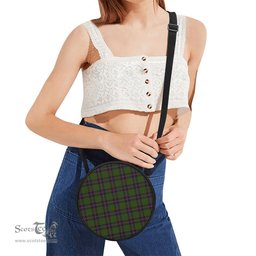 Scottish Cochrane Tartan Round Crossbody Bags - Round Purse Scottish Plaid Tartan Plaid - ScotsTee - scotstee.com